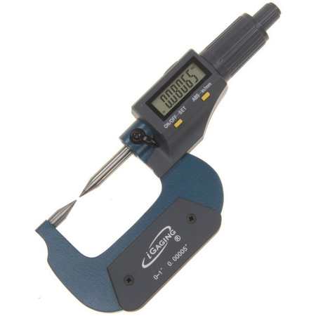 IGAGING IP40 Double Point Micrometer 0-1"/0-25mm - 35-040-201 35-040-201